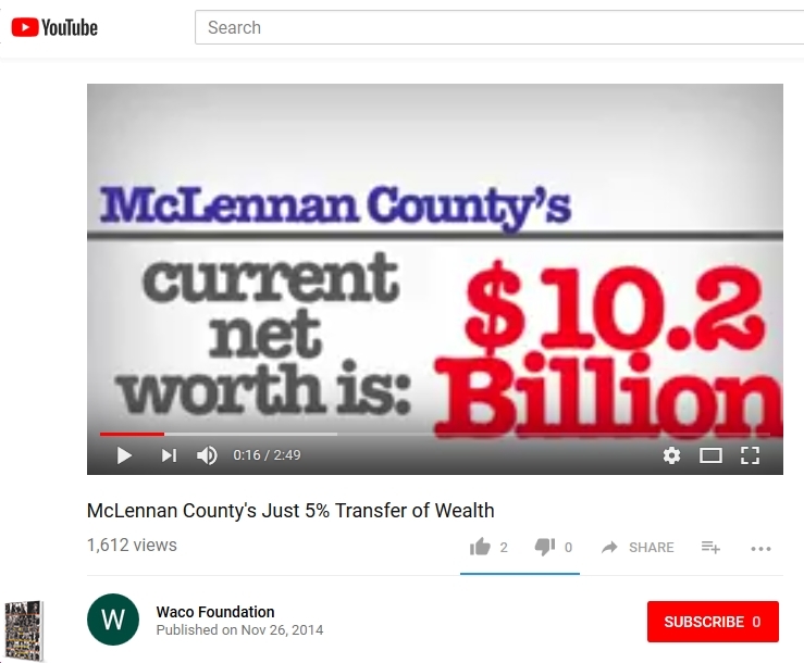 McLennan County Net Worth 11-2014 10.2 Billion dollars