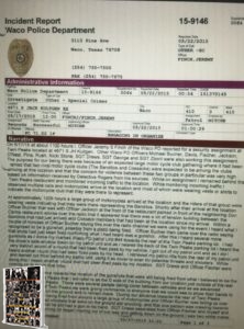 Jeremy Finch WPD Incident Report #1